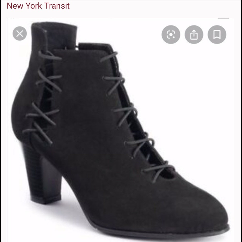 NY Transit lace up boots